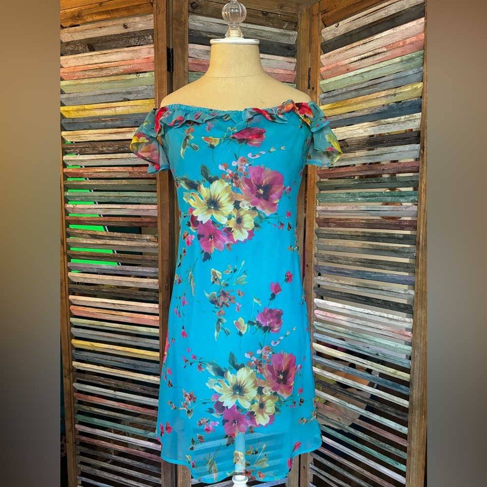 Vintage Frederick’s of Hollywood Mini Floral Dress
